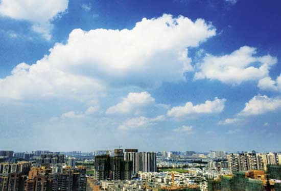 全面提升空氣質(zhì)量 鄭州藍 在行動